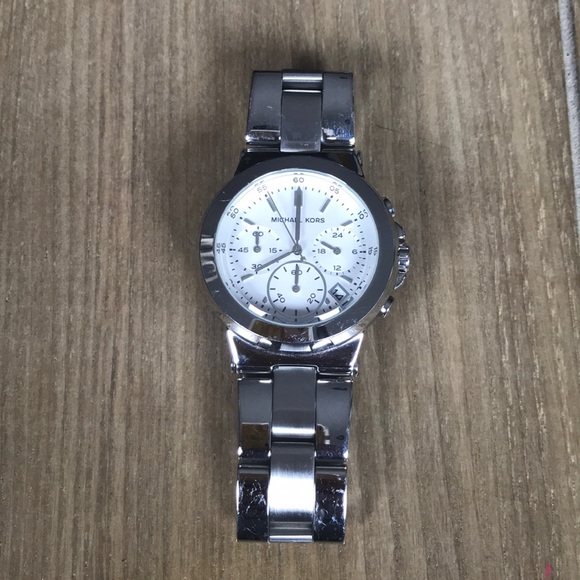 Michael Kors Accessories - Silver Michael Kors Chronograph Watch